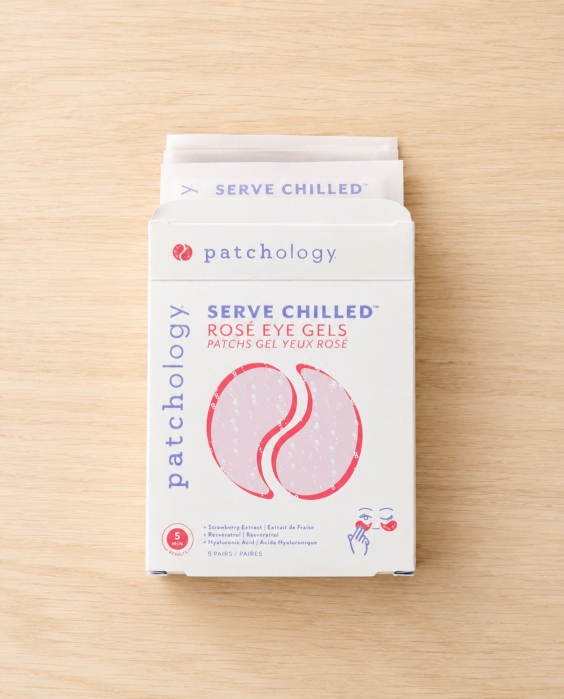 Patchology Rosé Eye Gels