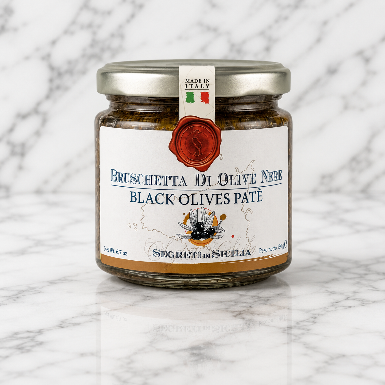 Frantoi Cutrera Black Olive Spread 6.7oz