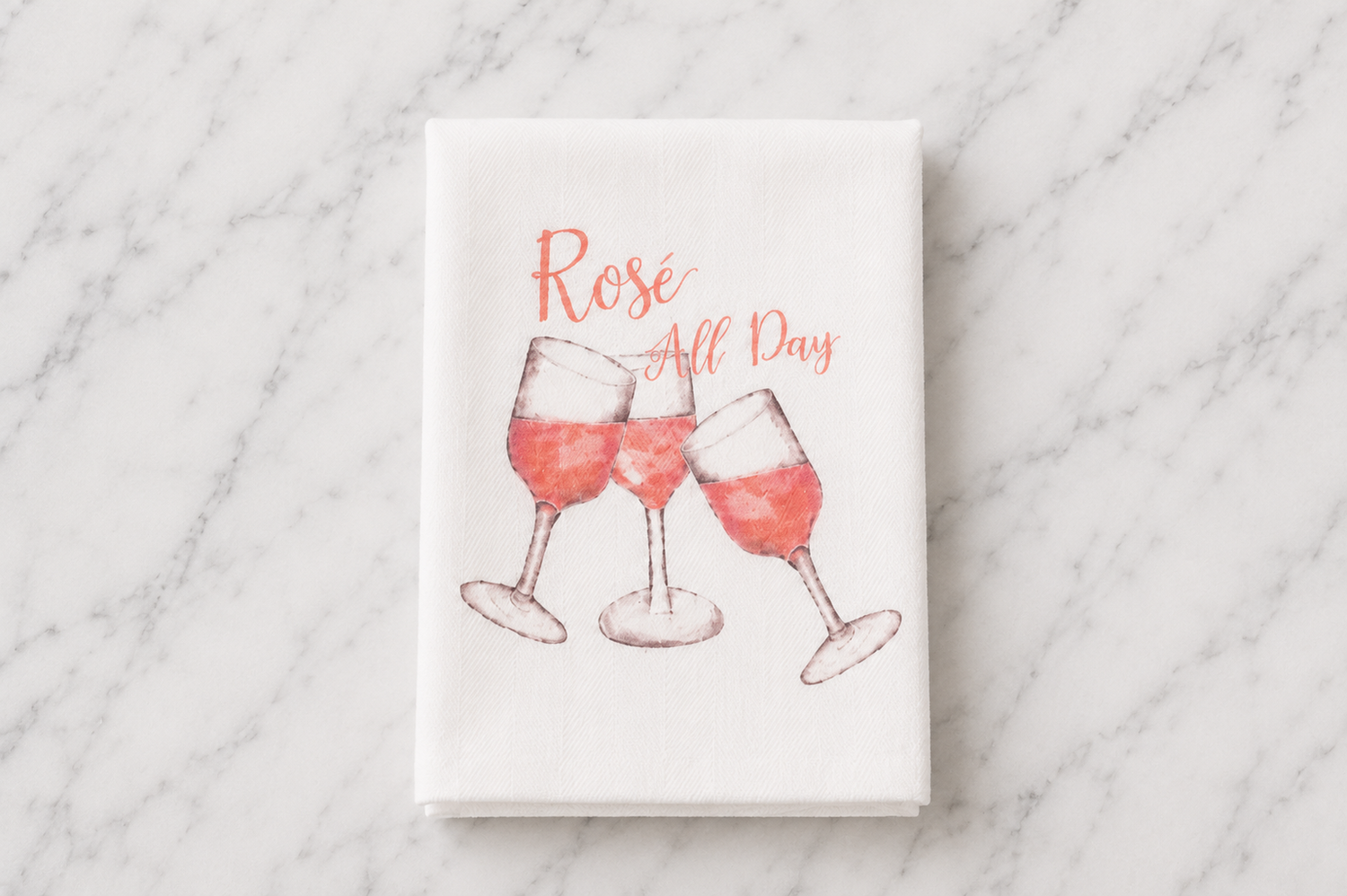 Rose all Day Tea Towel
