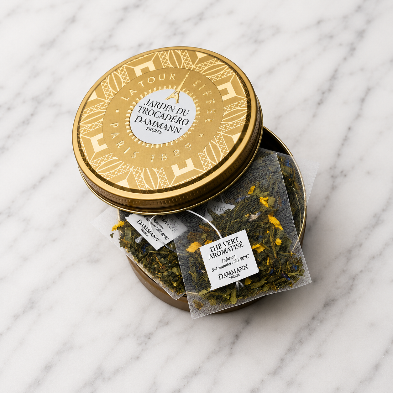 Jardin Du Trocadero Tin - Green Tea .42oz