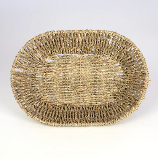 Oval Seagrass Bowl Basket