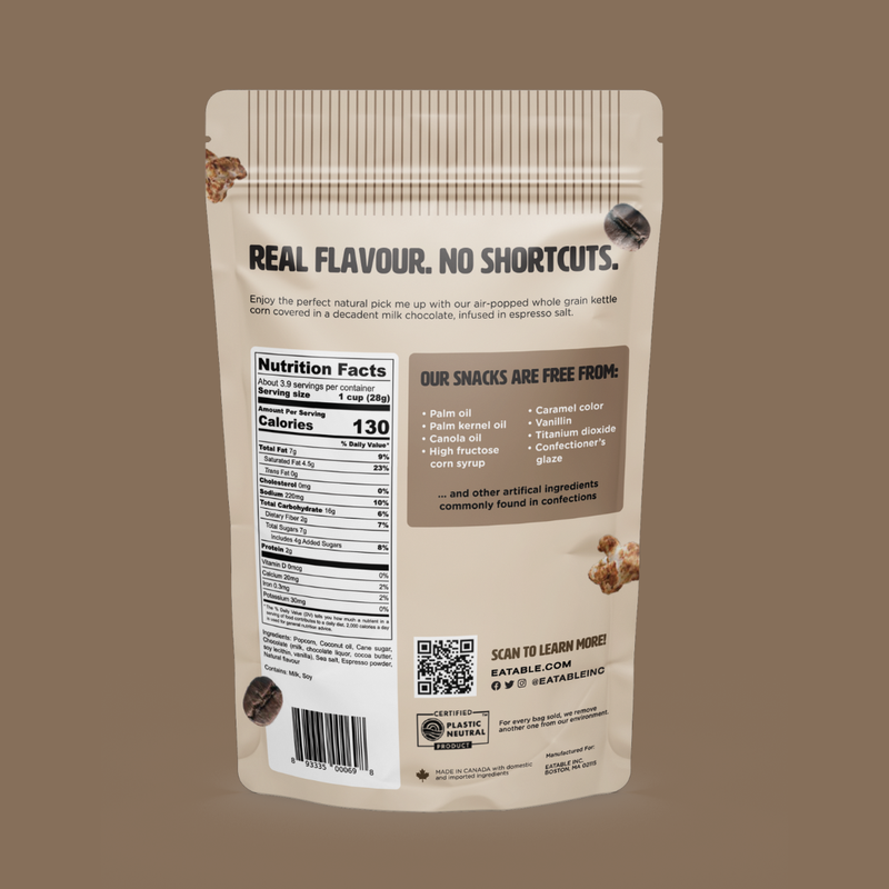 Chocolate Espresso Martini ☕️ Gourmet Milk Chocolate Popcorn