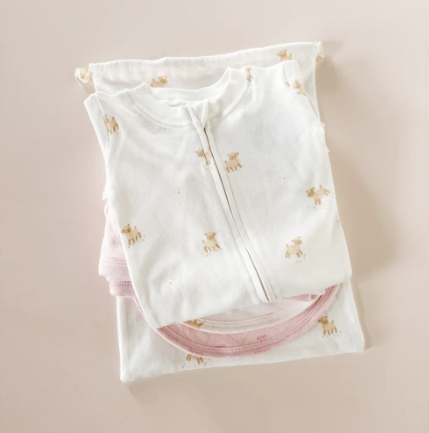 Layette Gift Set - Lamb and Bow (0-3mo)