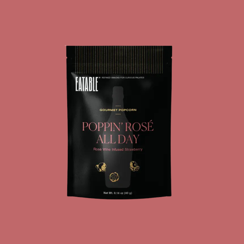 Mini Poppin' Rosé All Day 🍷 Gourmet Candied Popcorn