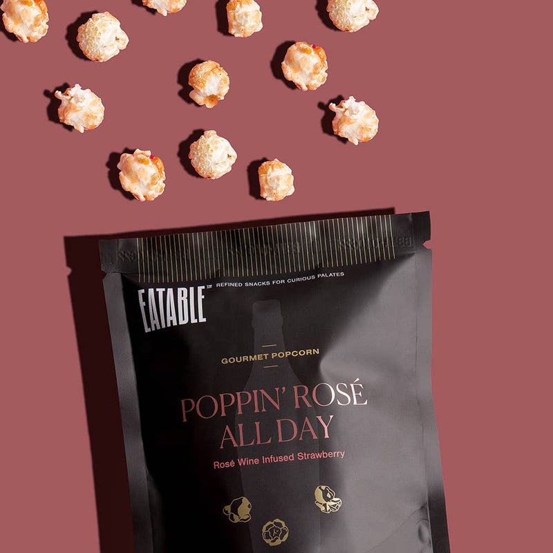 Mini Poppin' Rosé All Day 🍷 Gourmet Candied Popcorn
