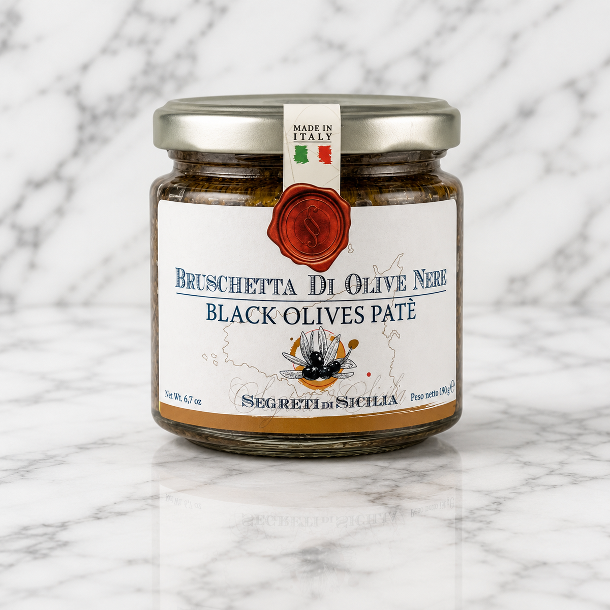 Frantoi Cutrera Black Olive Spread 6.7oz
