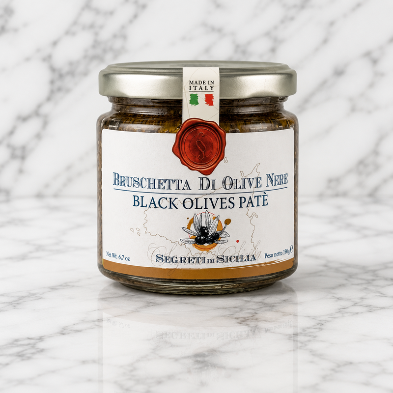 Frantoi Cutrera Black Olive Spread 6.7oz