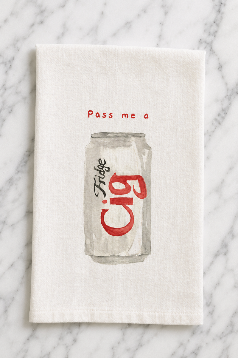 Fridge Cig Tea Towel
