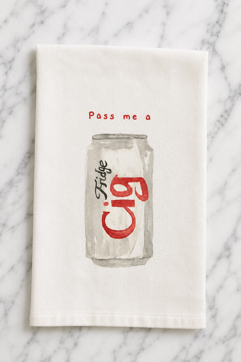 Fridge Cig Tea Towel