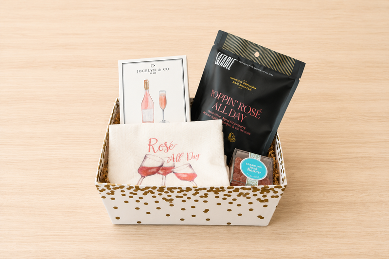 Pink Bubbles Basket