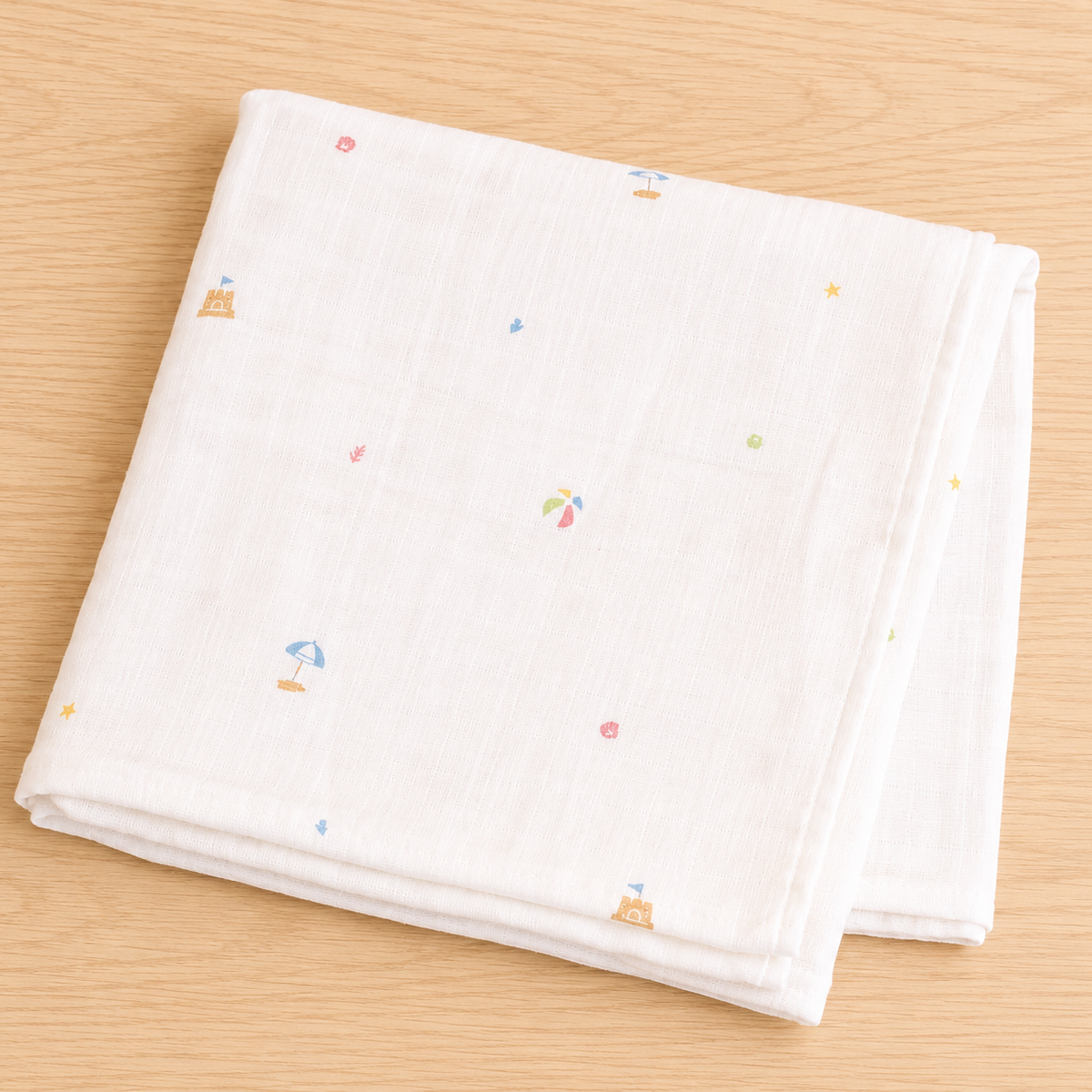 Organic Muslin Swaddle - Beach