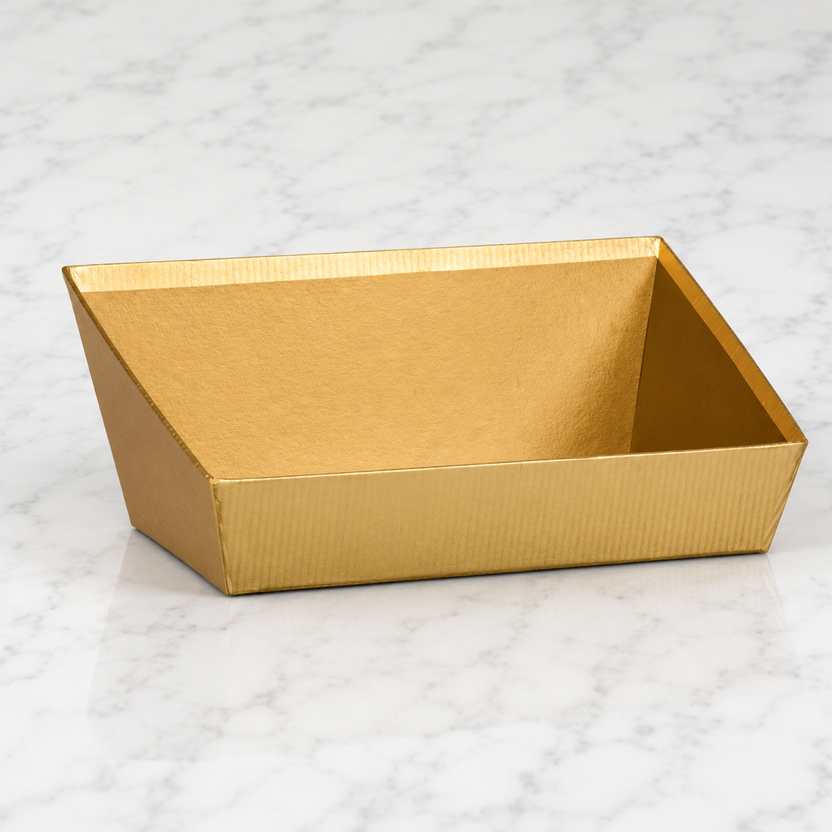 Paperboard Tray-Gold