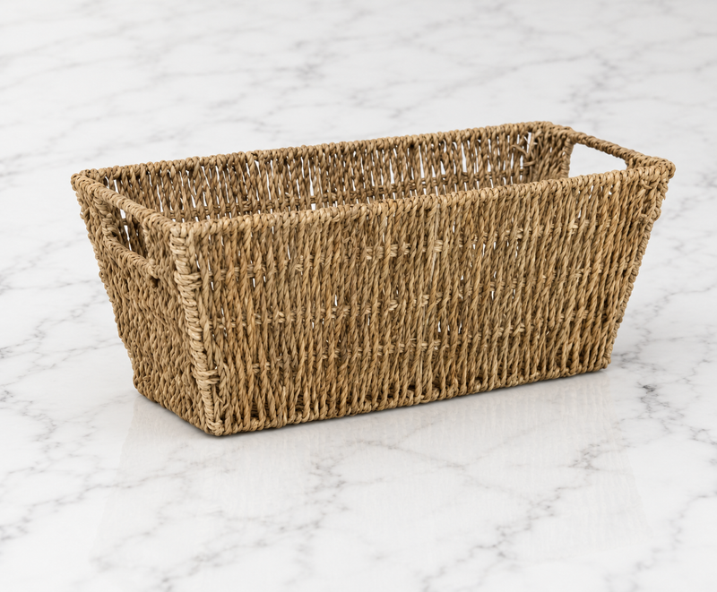 Rectangular Seagrass Tub Basket
