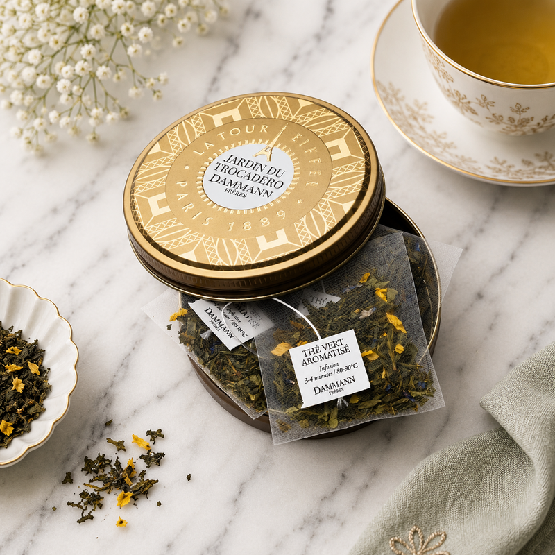 Jardin Du Trocadero Tin - Green Tea .42oz