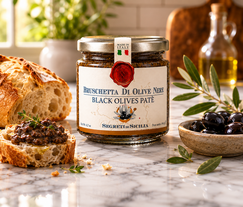 Frantoi Cutrera Black Olive Spread 6.7oz