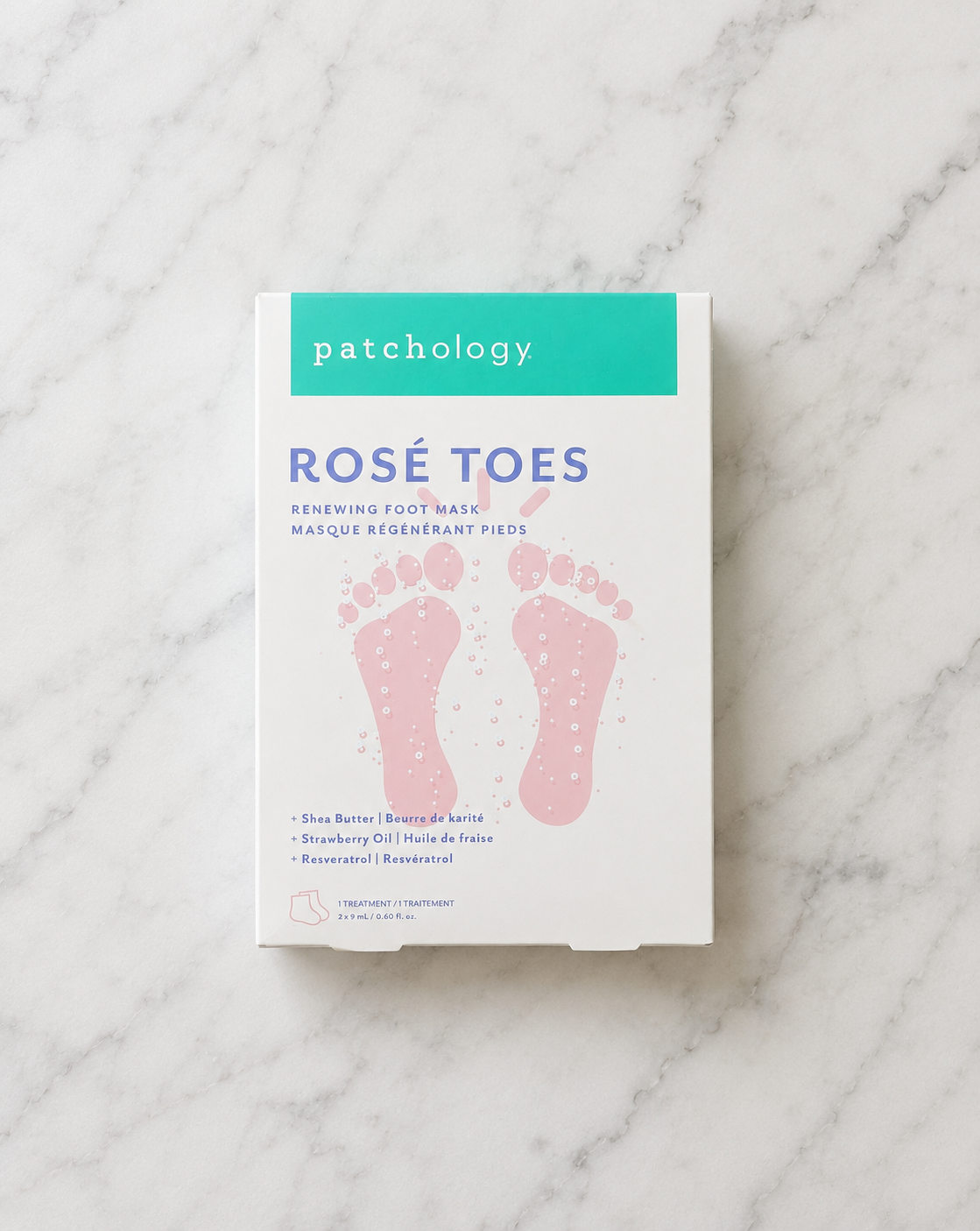 Patchology Rosé Toes Foot Mask