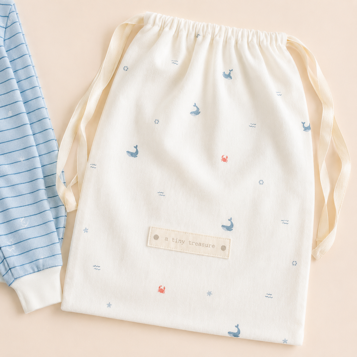 Layette Set, Nautical + Waves (0-3 months)