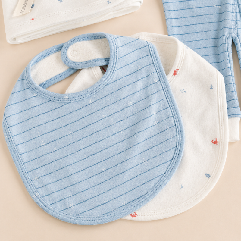 Layette Set, Nautical + Waves -0-3 months