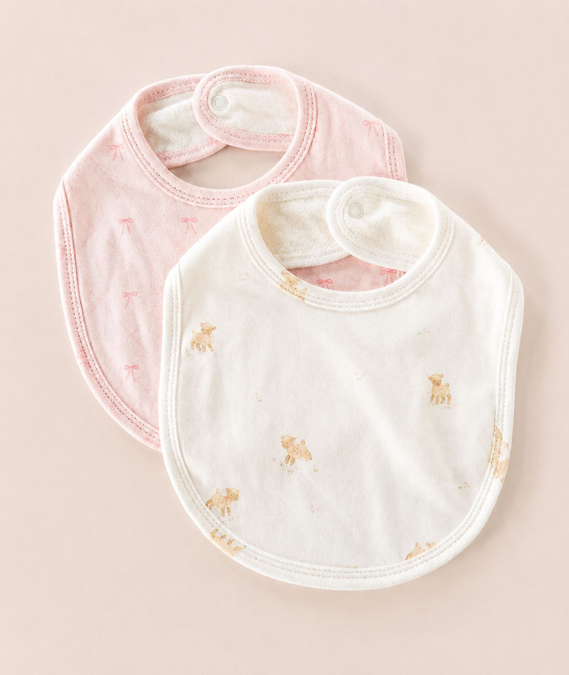 Layette Gift Set - Lamb and Bow (0-3mo)