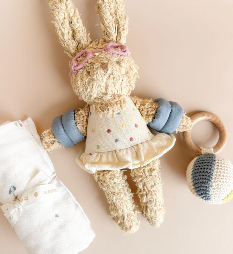 Coral Bunny Beach Plush Toy