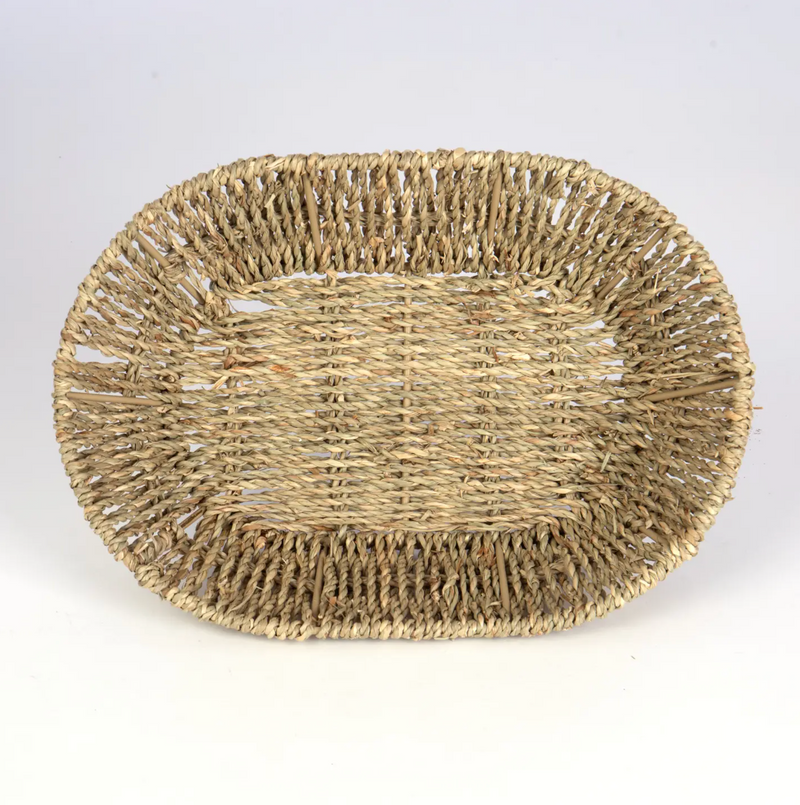 Oval Seagrass Bowl Basket