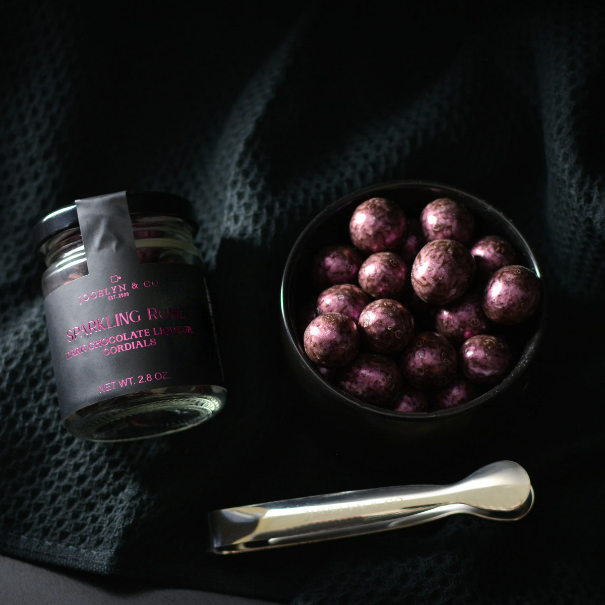 Sparkling Rose Dark Chocolate Liqueur