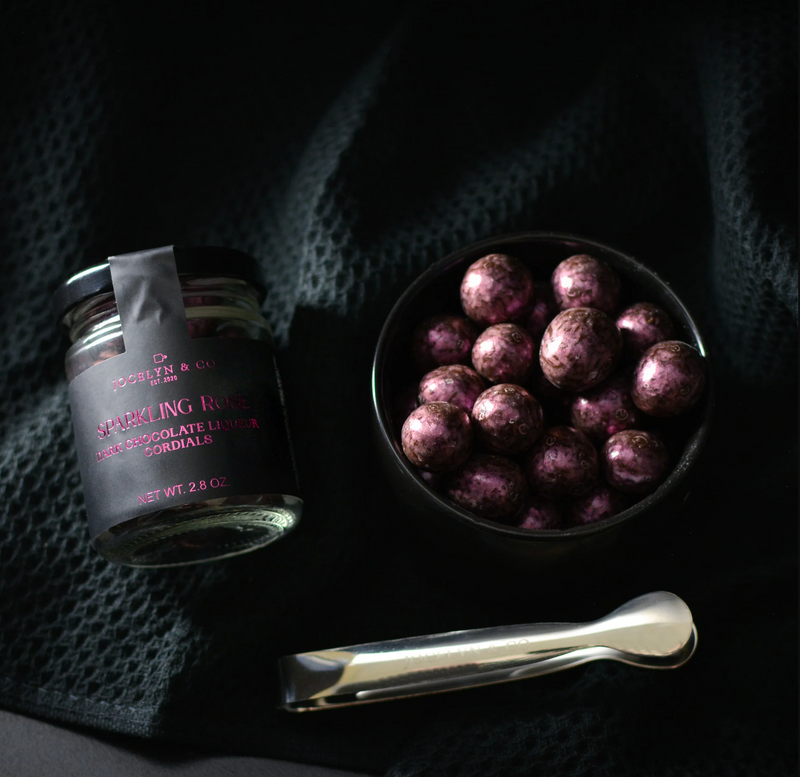 Sparkling Rose Dark Chocolate Liqueur